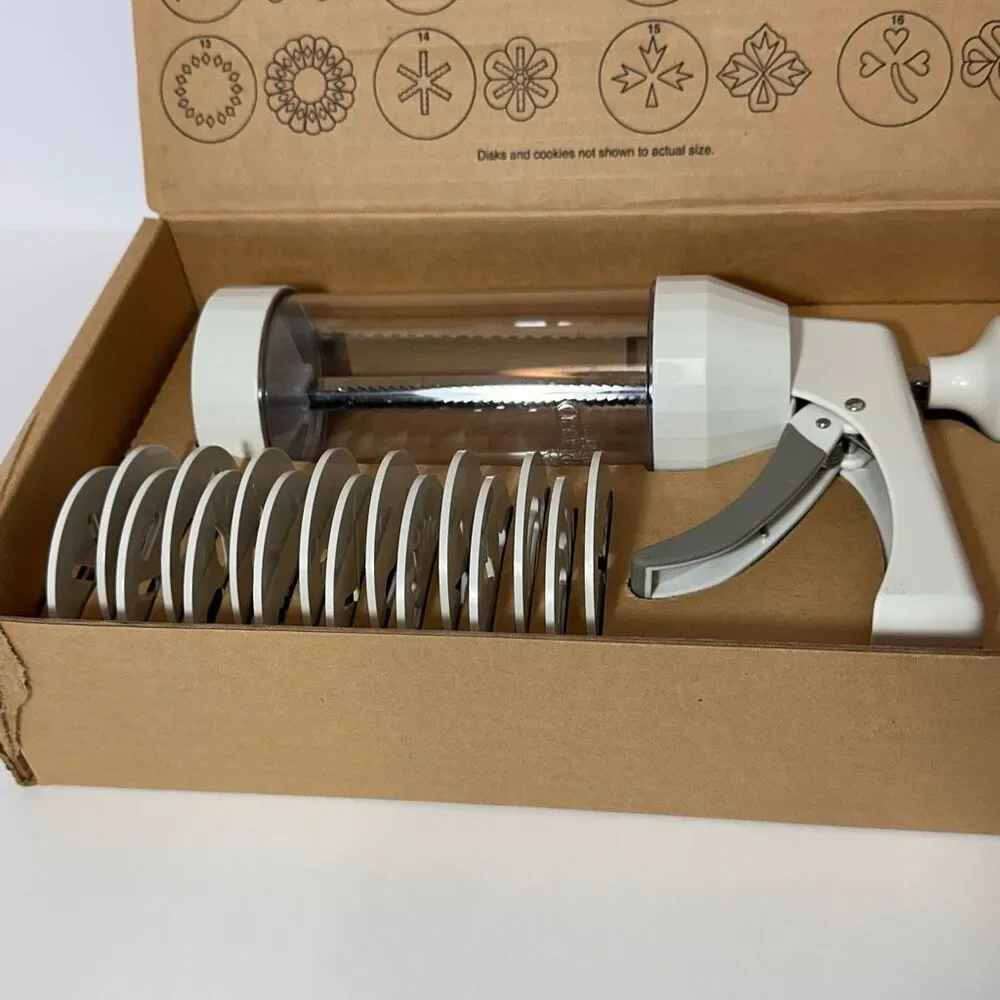 The Pampered Chef Cookie Press #1525 New Open Box